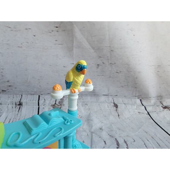 Fisher Price Sweet Streets Dollhouse Pet Shop Counter Parrot Bird Replacement - Picture 3 of 6